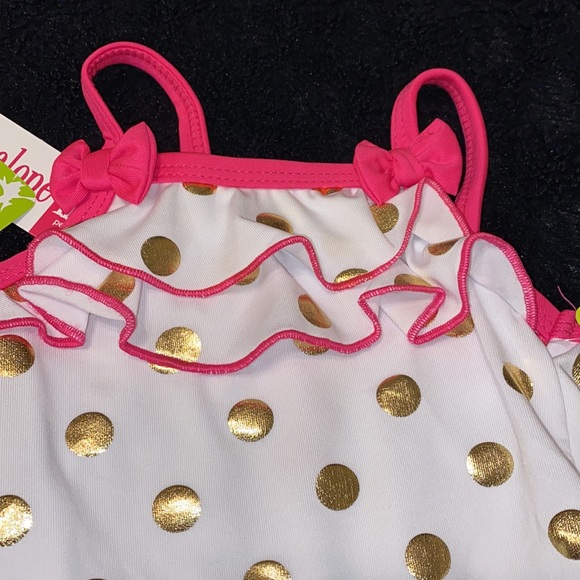 18m girls bathing suit lot of 2. New with tags 2 different patterns! - Picture 6 of 8